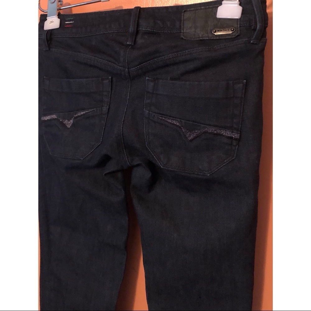 Dark Wash Nevy Stretch Ankle Jeans - Picture 5 of 7